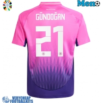 Germany Ilkay Gundogan #21 Replica Away Shirt Euro 2024 Short Sleeve